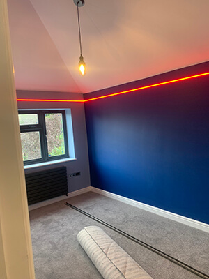 Painter and decorator work